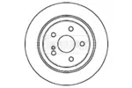 Tarcza hamulcowa BORG & BECK BBD4290