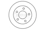 Tarcza hamulcowa BORG & BECK BBD4304