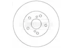 Tarcza hamulcowa BORG & BECK BBD4328