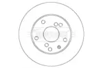 Tarcza hamulcowa BORG & BECK BBD4358