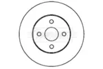 Tarcza hamulcowa BORG & BECK BBD4377