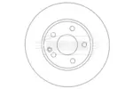 Tarcza hamulcowa BORG & BECK BBD4484