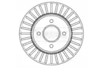 Tarcza hamulcowa BORG & BECK BBD4518
