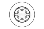 Tarcza hamulcowa BORG & BECK BBD5009
