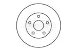 Tarcza hamulcowa BORG & BECK BBD5107