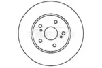 Tarcza hamulcowa BORG & BECK BBD5704S