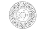 Tarcza hamulcowa BORG & BECK BBD5913S
