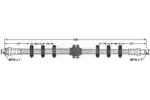 Przewód hamulcowy elastyczny BORG & BECK BBH6099