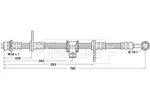 Przewód hamulcowy elastyczny BORG & BECK BBH6619