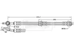 Przewód hamulcowy elastyczny BORG & BECK BBH6726