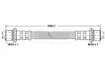 Przewód hamulcowy elastyczny BORG & BECK BBH6858