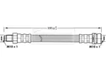 Przewód hamulcowy elastyczny BORG & BECK BBH6979