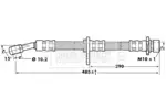 Przewód hamulcowy elastyczny BORG & BECK BBH7018
