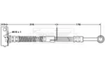 Przewód hamulcowy elastyczny BORG & BECK BBH7041