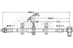 Przewód hamulcowy elastyczny BORG & BECK BBH7088