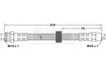 Przewód hamulcowy elastyczny BORG & BECK BBH7188