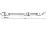 Przewód hamulcowy elastyczny BORG & BECK BBH7341