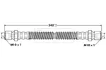 Przewód hamulcowy elastyczny BORG & BECK BBH7343