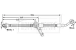 Przewód hamulcowy elastyczny BORG & BECK BBH7347