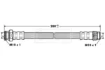 Przewód hamulcowy elastyczny BORG & BECK BBH7356