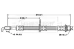 Przewód hamulcowy elastyczny BORG & BECK BBH7417