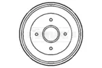 Bęben hamulcowy BORG & BECK BBR7188