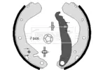 Szczęki hamulcowe - komplet BORG & BECK BBS6101
