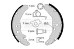 Szczęki hamulcowe - komplet BORG & BECK BBS6149
