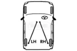 Linka hamulca postojowego BORG & BECK BKB2742