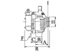 Wirnik,alternator HC-CARGO 136800