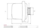 Alternator AS-PL A0481PR