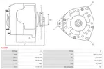 Alternator AS-PL A6658S