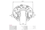 Prostownik, alternator AS-PL ARC0166 - fot.3