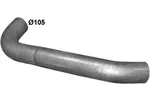 Rura wydechowa POLMO 69.27 (Z tyłu)