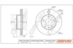 Tarcza hamulcowa DR!VE+ DP1010.11.0543