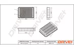 Filtr powietrza DR!VE+ DP1110.10.0157