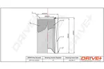 Filtr powietrza DR!VE+ DP1110.10.0279