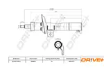 Amortyzator DR!VE+ DP1610.10.0017 (Oś przednia) - fot.2