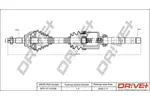 Wał napędowy - półoś DR!VE+ DP2110.10.0168