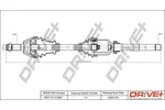 Wał napędowy - półoś DR!VE+ DP2110.10.0565