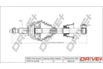 Wał napędowy - półoś DR!VE+ DP2110.10.0720