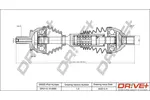 Wał napędowy - półoś DR!VE+ DP2110.10.0986