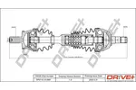 Wał napędowy - półoś DR!VE+ DP2110.10.0991