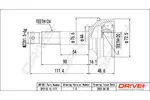Przegub napędowy - kompletny DR!VE+ DP2110.10.1171