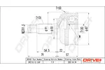 Przegub napędowy - kompletny DR!VE+ DP2110.10.1249