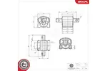 Poduszka silnika ESEN SKV 75SKV129 (Z tyłu)