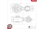 Poduszka silnika ESEN SKV 75SKV243 (Z tyłu po prawej)