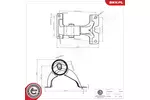 Poduszka silnika ESEN SKV 75SKV273 (Z tyłu)
