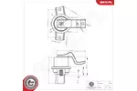 Poduszka silnika ESEN SKV 75SKV276 (Z lewej)