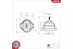 Poduszka silnika ESEN SKV 75SKV286 (Z prawej)